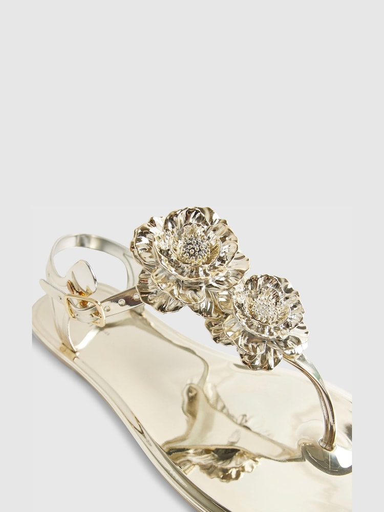 River Island Flower Detail Sandals - Image 5 of 5 River Island Flower Detail Sandals - Image 5 of 5