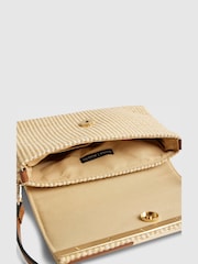 River Island Brown Raffia Bar Front Shoulder Bag - Image 5 of 6