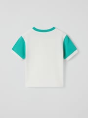 Polarn O. Pyret White Varsity Style T-Shirt - Image 2 of 3