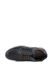 Pavers Navy Wide Fit Casual Lace Up Trainers - Image 4 of 5