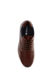 Pavers Brown Wide Fit Casual Lace Up Trainers - Image 3 of 5