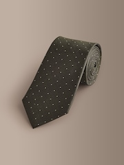 Green Signature Silk Design Tie - Image 1 of 3