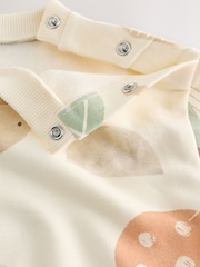 Stampa autunnale neutra - Set felpa e leggings per neonati (0mesi-2anni) - Immagine 12 di 15