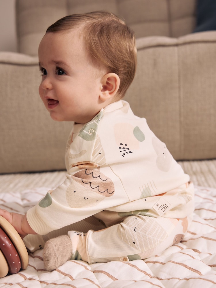 Stampa autunnale neutra - Set felpa e leggings per neonati (0mesi-2anni) - Immagine 2 di 15 Stampa autunnale neutra - Set felpa e leggings per neonati (0mesi-2anni) - Immagine 2 di 15