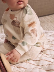 Stampa autunnale neutra - Set felpa e leggings per neonati (0mesi-2anni) - Immagine 3 di 15