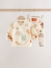 Stampa autunnale neutra - Set felpa e leggings per neonati (0mesi-2anni) - Immagine 5 di 15