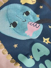 Ecru Moon Long Sleeve Sweat Dress (3mths-7yrs) - Image 4 of 4