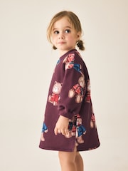 Ours rouge de Bourgogne - Robe sweat à manches longues (3mois -7ans) - Image 2 de 8