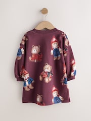 Ours rouge de Bourgogne - Robe sweat à manches longues (3mois -7ans) - Image 6 de 8