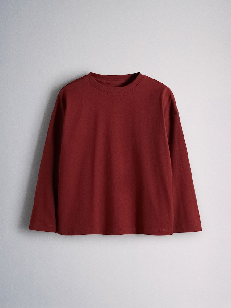 The Set lot de 5 t-shirts oversize à manches longues - Image 2 de 8
