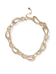Twist Statement Chain Necklace - Larawan 3 ng 4