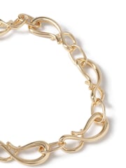 Twist Statement Chain Necklace - Larawan 4 ng 4