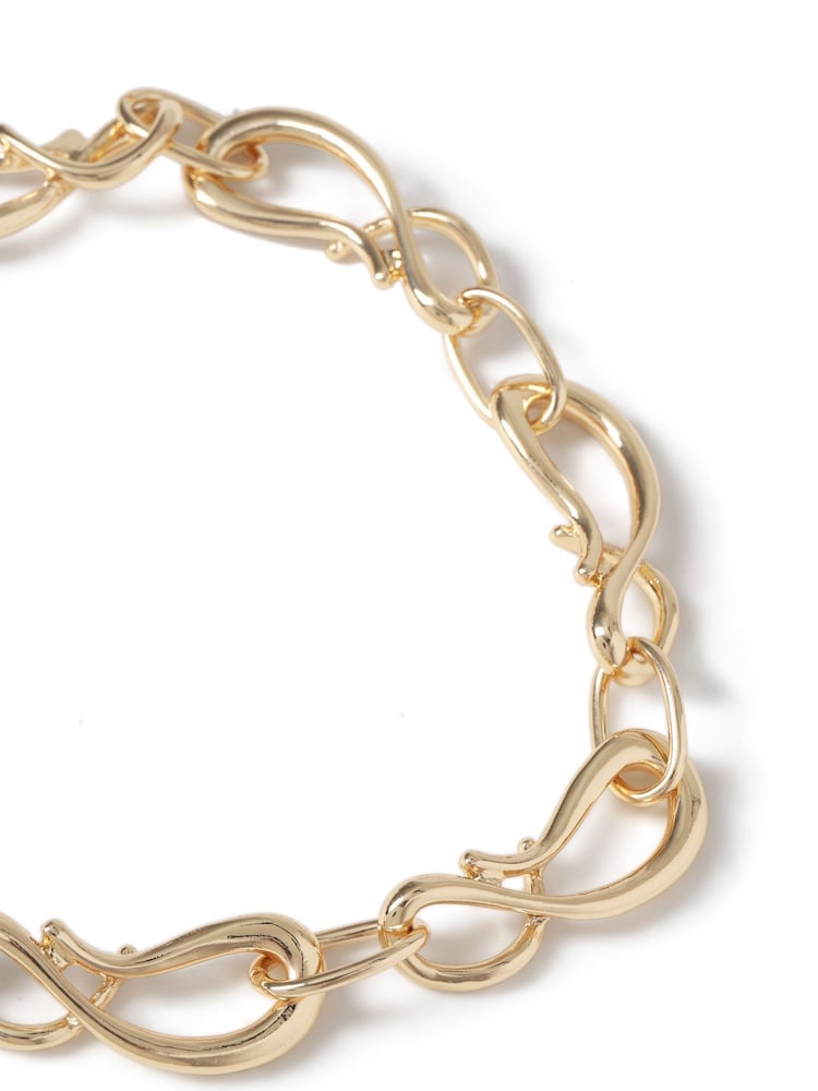 Twist Statement Chain Necklace - Larawan 4 ng 4
