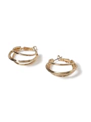 Etched Hoop Earrings - Image 3 of 3