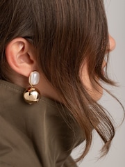 Pearl Ball Drop Earrings - Image 2 of 4