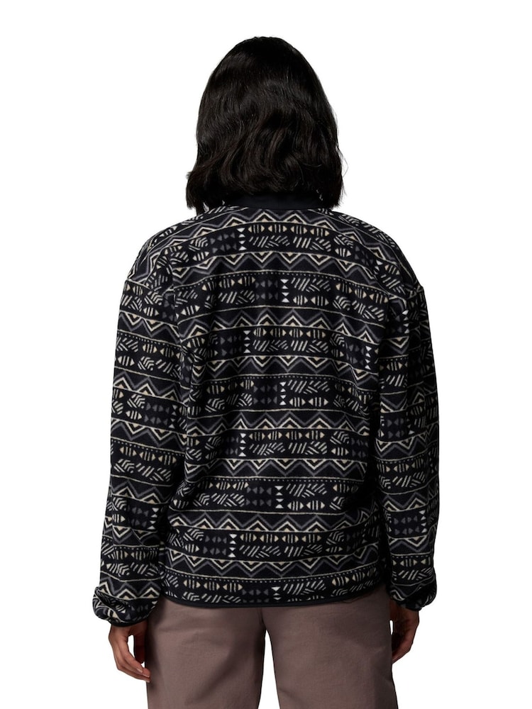 Columbia Black Sequoia Grove Printed Half Zip Fleece - Image 2 of 4