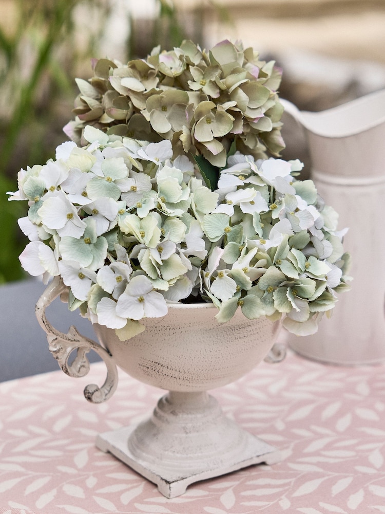 Dibor Cream Duras Ornate Urn Planter - Image 1 of 5 Dibor Cream Duras Ornate Urn Planter - Image 1 of 5