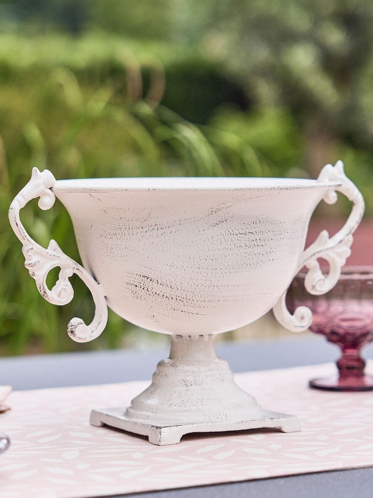 Dibor Cream Duras Ornate Urn Planter - Image 5 of 5 Dibor Cream Duras Ornate Urn Planter - Image 5 of 5