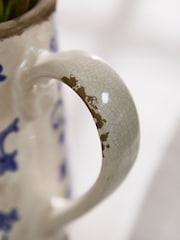 Dibor Blue Botanical Pitcher Jug - Image 3 of 6