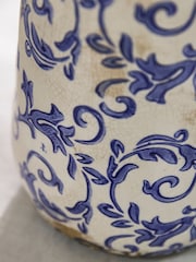 Dibor Blue Botanical Pitcher Jug - Image 4 of 6