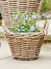 Dibor Brown Lined Basket with Handles - Image 3 of 5