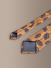 Naranja - Corbata de diseño en seda italiana Signature - Imagen 3 de 3