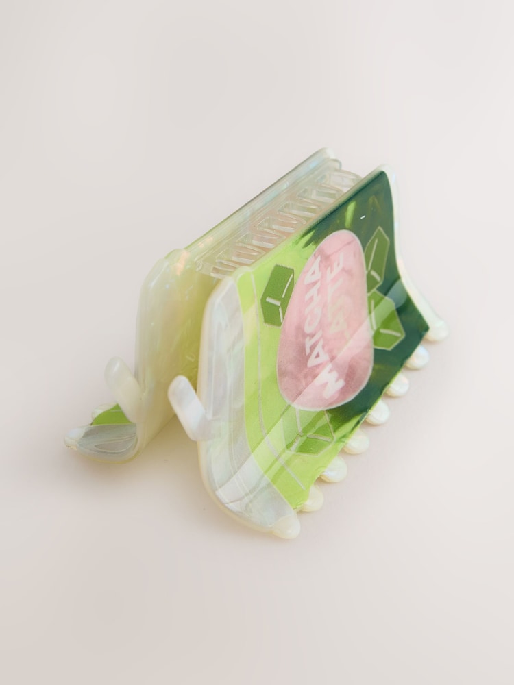 Green Matcha Latte Hair Claw Clip - Image 2 of 3