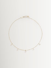 Missoma Gold Tone Pearl Baya Baroque Chain Choker - Image 1 of 4
