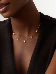 Missoma Gold Tone Pearl Baya Baroque Chain Choker - Image 2 of 4