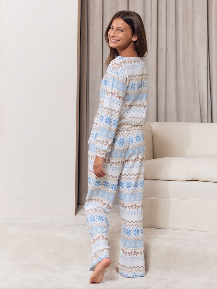 Lipsy Teen Soft Touch Pointelle Slash Neck Lounge Set (9-16yrs) - Պատկեր 6 6-ից Lipsy Teen Soft Touch Pointelle Slash Neck Lounge Set (9-16yrs) - Պատկեր 6 6-ից