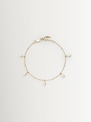 Missoma Gold Tone Pearl Baya Baroque Chain Bracelet - Image 1 of 4