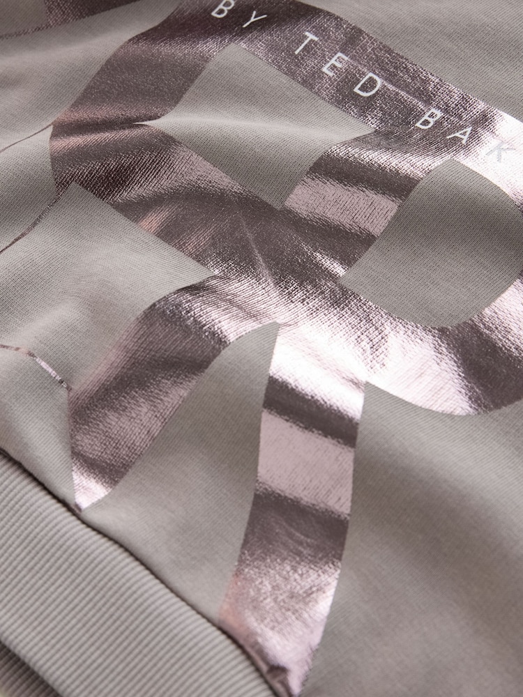 Baker by Ted Baker Oversized Letter Graphic Print Sweatshirt and Joggers Set - Image 13 of 13