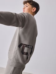 Baker by Ted Baker Oversized Letter Graphic Print Sweatshirt and Joggers Set - Image 5 of 13