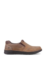 Hush Puppies Brown Franco Slip on Shoes - Image 1 of 5