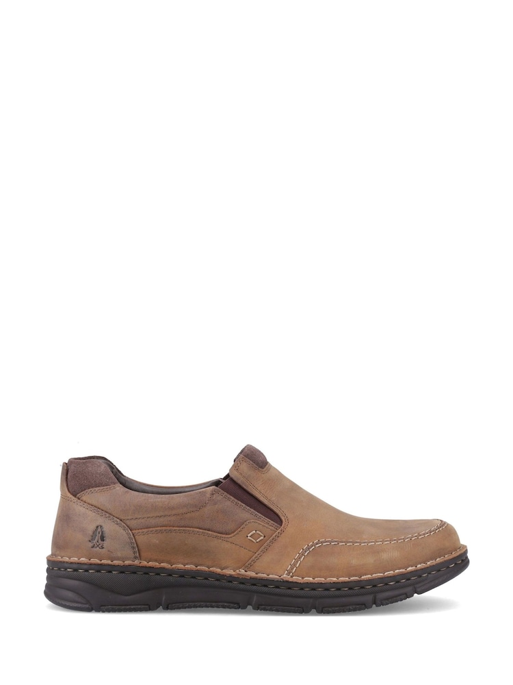 Hush Puppies Brown Franco Slip on Shoes - Image 1 of 5 Hush Puppies Brown Franco Slip on Shoes - Image 1 of 5