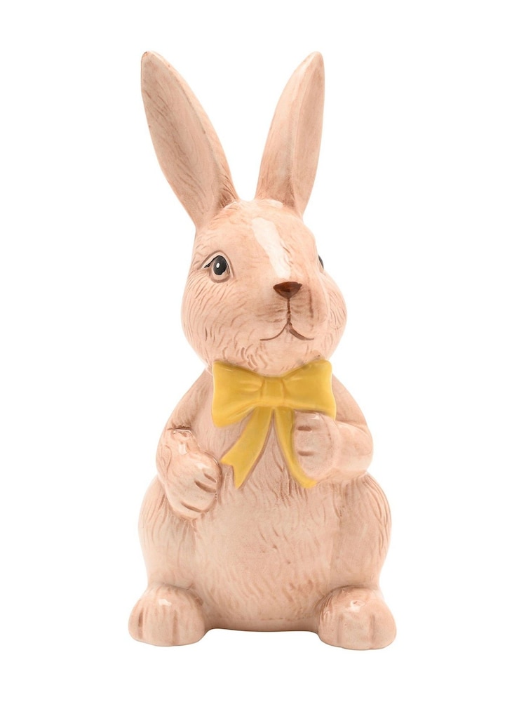 Widdop Brown Co Bunny Figurine With Yellow Bow - Image 2 of 6 Widdop Brown Co Bunny Figurine With Yellow Bow - Image 2 of 6