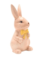 Widdop Brown Co Bunny Figurine With Yellow Bow - Image 3 of 6