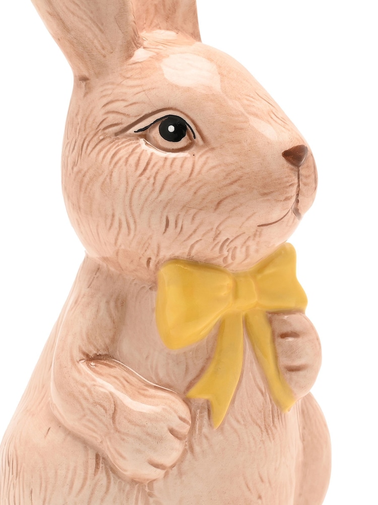 Widdop Brown Co Bunny Figurine With Yellow Bow - Image 6 of 6 Widdop Brown Co Bunny Figurine With Yellow Bow - Image 6 of 6