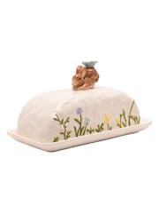 Widdop Cream Bunny Butter Dish - Image 3 of 6