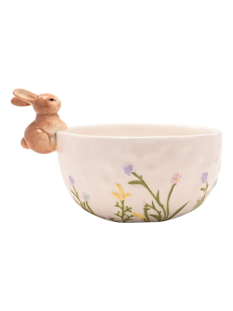 Widdop Cream 3D Bunny Bowl - Image 2 of 5 Widdop Cream 3D Bunny Bowl - Image 2 of 5