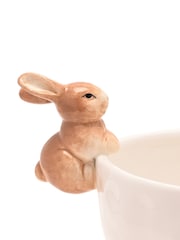 Widdop Cream 3D Bunny Bowl - Image 4 of 5