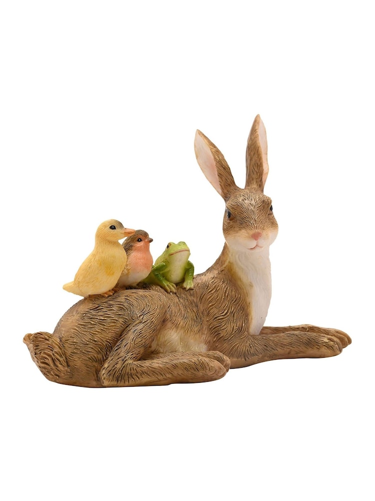 Widdop Brown Figurine - Rabbit, Chick, Robin & Frog - Image 2 of 4