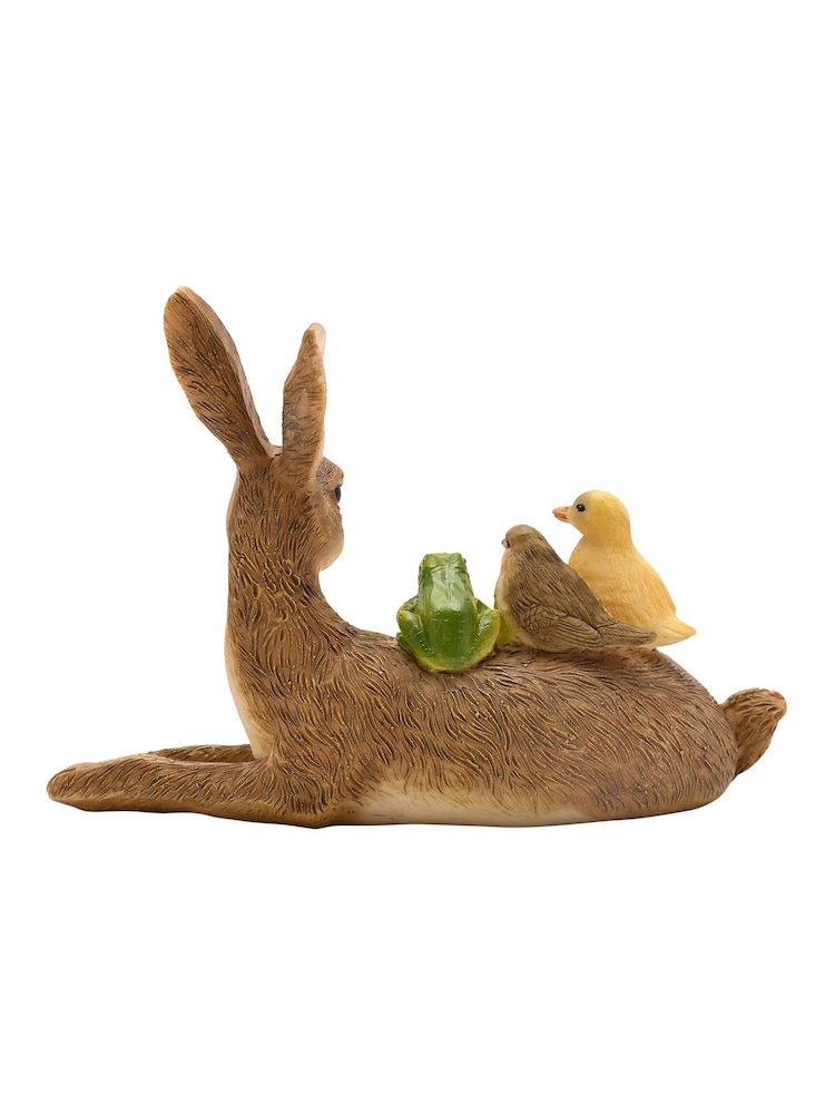 Widdop Brown Figurine - Rabbit, Chick, Robin & Frog - Image 4 of 4