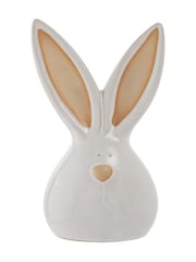 Widdop White Ceramic Bunny Head 20cm - Image 1 of 3