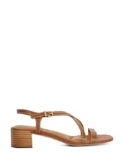 Dune London Wide Fit Jordin Ankle Strap Sandals - תמונה 1 מתוך 5