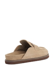 Dune London Brown Goldens Suede Mules - Image 4 of 6