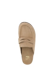 Dune London Brown Goldens Suede Mules - Image 5 of 6