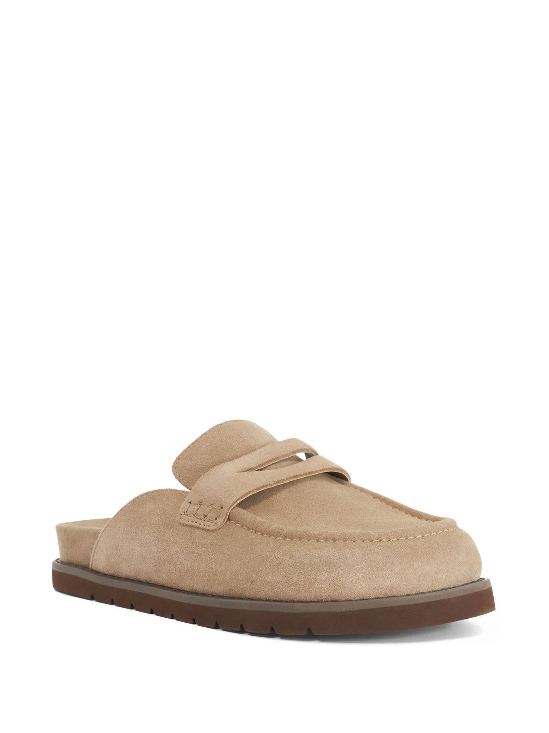Buy Dune London Light Brown Goldens Suede Mules from Next Canada