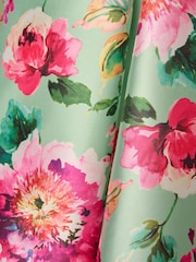 Adrianna Papell Green High Low Twill Dress - Image 6 of 6