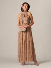 Adrianna Papell Bead Trapeze Maxi Dress - صورة 4 من 6